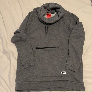 Nike Dark Gray Cowl Neck Pullover